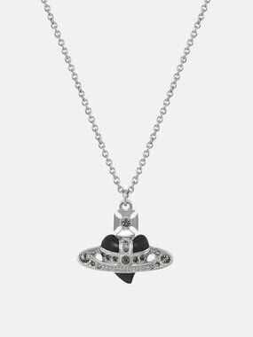 Vivienne Westwood New Diamante Heart Pendant Necklace
